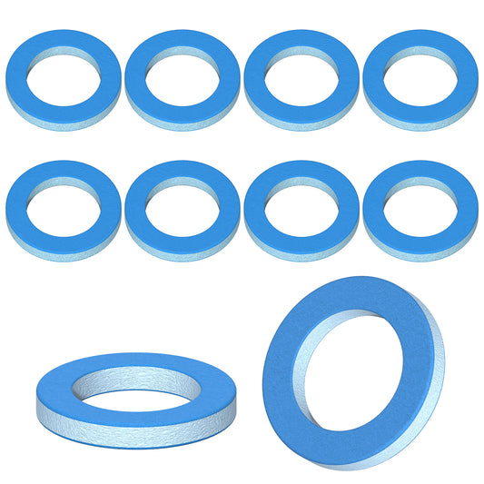 Lower Unit Drain Plug Gasket, 3/8”-16 Oil Drain Plug Seal Washers Compatible with Most Mercury/Mariner Outboards and Mercruiser, 10-Pack