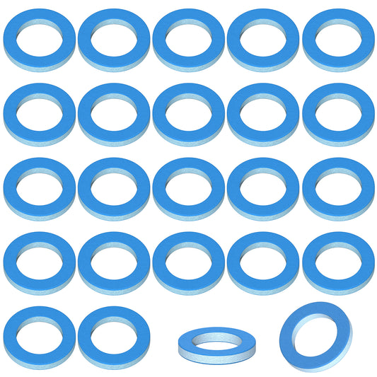 Lower Unit Drain Plug Gasket, 3/8”-16 Oil Drain Plug Seal Washers Compatible with Most Mercury/Mariner Outboards and Mercruiser, 24-Pack